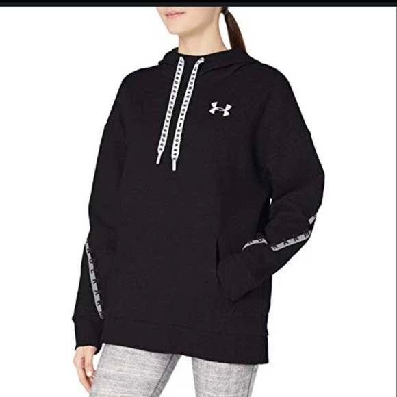 ✨👚UNDERARMOUR UA TAPED FLEECE HOODIE👚✨ - Picture 2 of 4